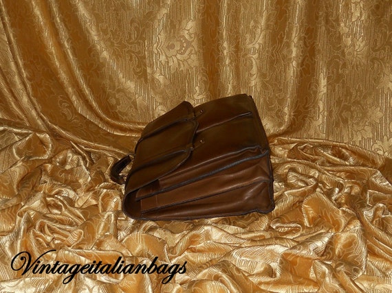 Genuine vintage Gucci briefcase - genuine leather - image 3