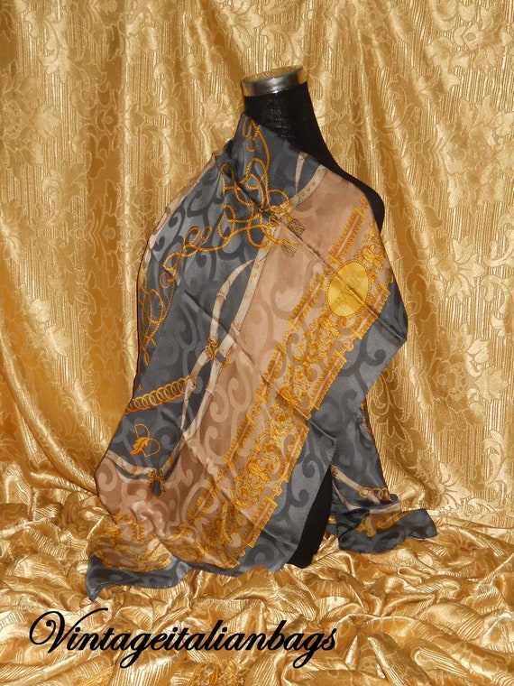 Genuine vintage Basile big scarf - all silk - image 1