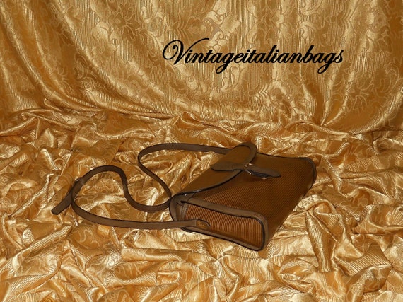 Genuina vintage Yves Saint Laurent bag - canvas a… - image 5