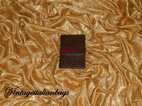 Portafoglio Gucci vintage originale / portadocumenti pelle | Etsy Italia