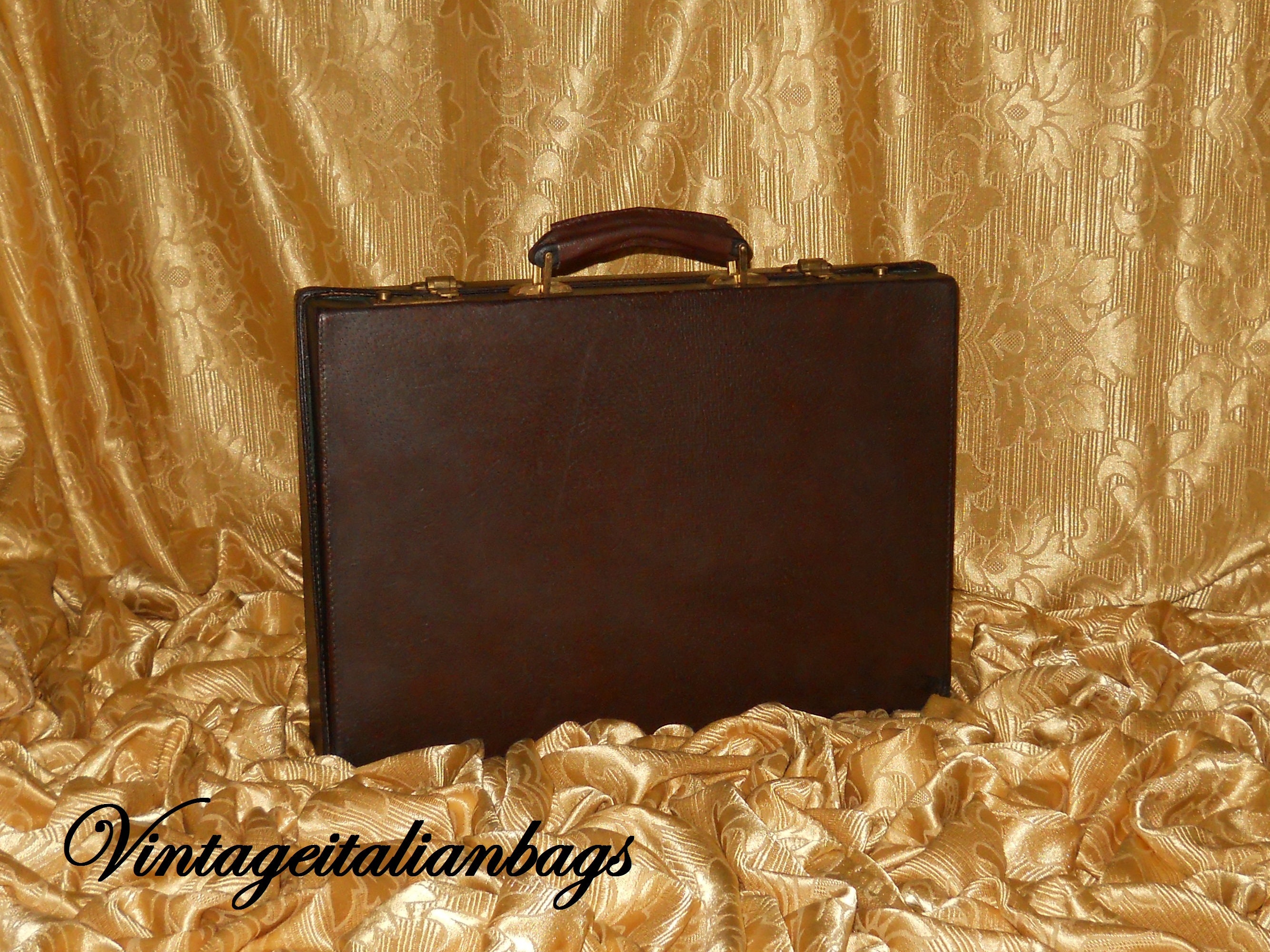 Genuine Vintage Gucci Briefcase Genuine Leather 
