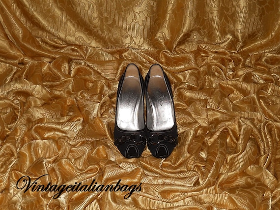 Genuine vintage Dolce&Gabbana shoes - fabric and … - image 3