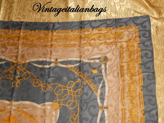 Genuine vintage Basile big scarf - all silk - image 10