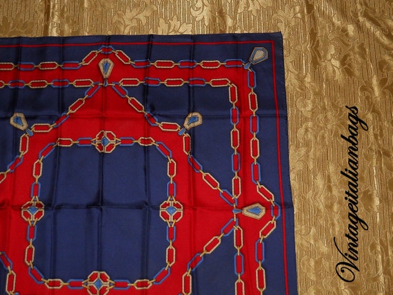 Genuine vintage Must de Cartier Paris scarf - all… - image 9