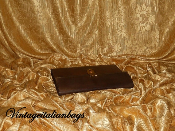Genuine vintage Gucci briefcase - genuine leather - image 6