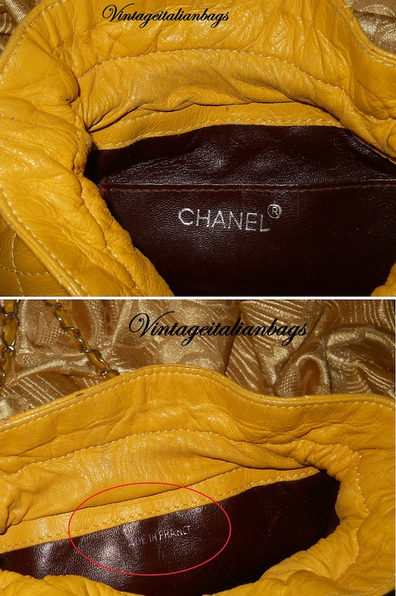 Genuine Vintage Chanel Bag Genuine Leather 