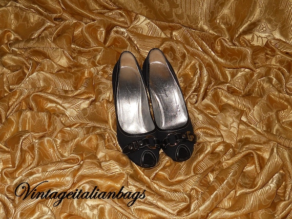 Genuine vintage Dolce&Gabbana shoes - fabric and … - image 1