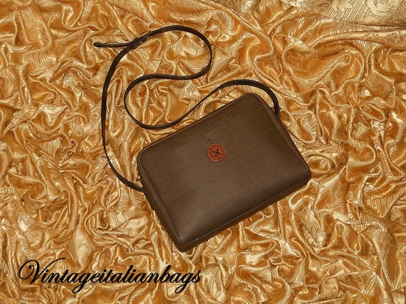 Genuine Vintage Fendi Bag Canvas and Genuine Leather Etsy UK