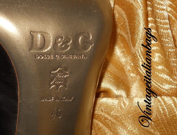 Genuine vintage Dolce&Gabbana shoes - genuine lea… - image 8
