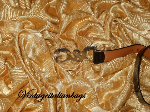 Genuine vintage Dolce&Gabbana belt - serial code … - image 4