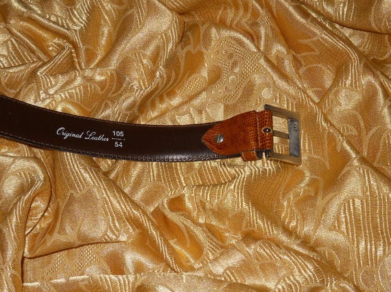 Genuine vintage Gianni Versace belt - genuine lea… - image 3