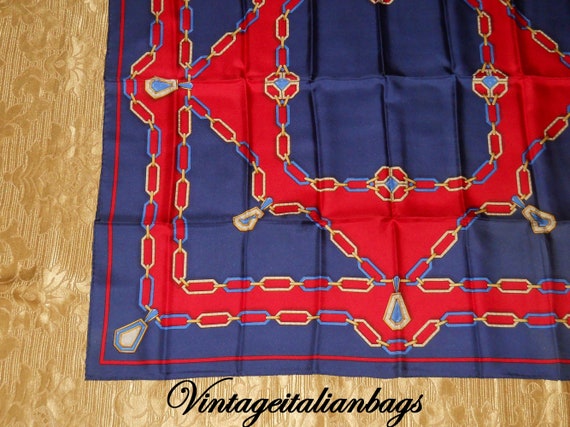 Genuine vintage Must de Cartier Paris scarf - all… - image 6