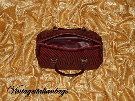Genuine vintage Emilio Pucci handbag - fabric and… - image 8