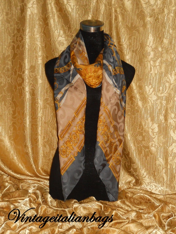 Genuine vintage Basile big scarf - all silk - image 3