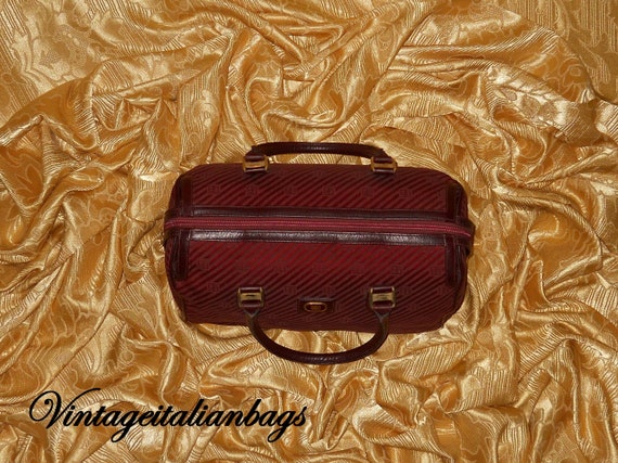 Genuine vintage Emilio Pucci handbag - fabric and… - image 6