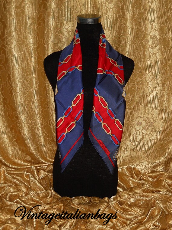 Genuine vintage Must de Cartier Paris scarf - all… - image 3