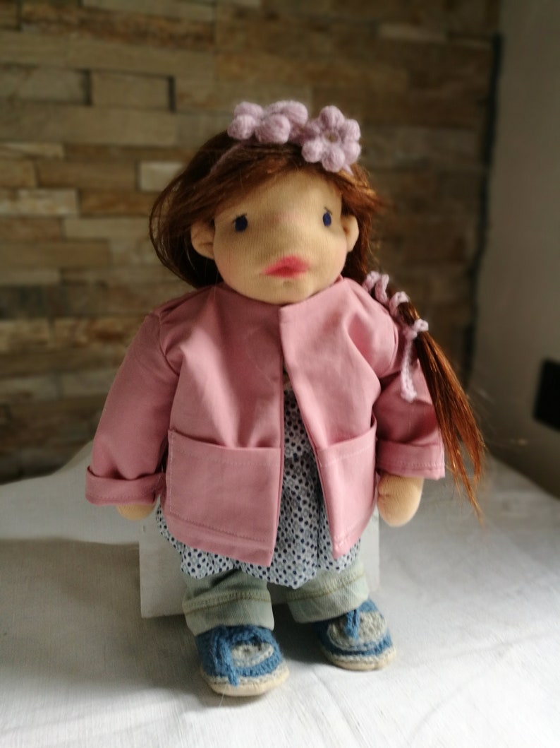 WALDORF DOLL CM 40,collectible doll,doll comfort,cuddle doll,decorative art doll,soft doll ,cloth doll,therapy doll,fantasy soft sculpture, 