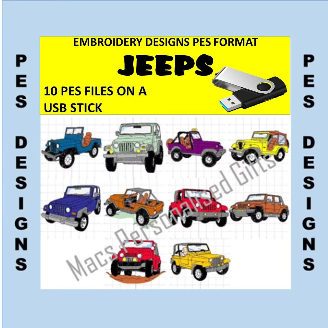 Jeep Embroidery - Etsy