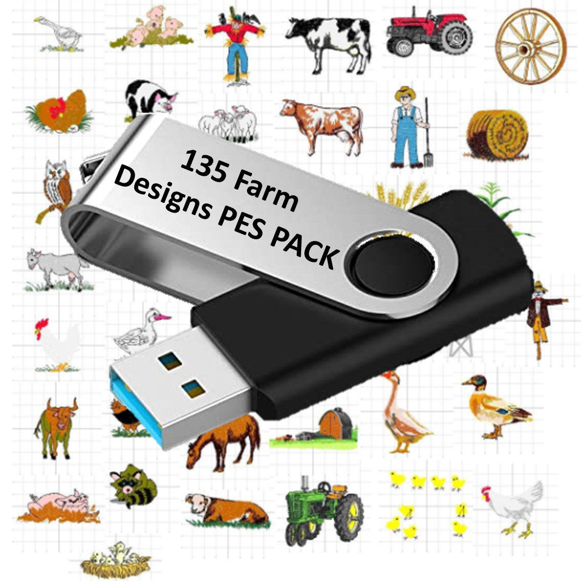 Machine Embroidery Designs Usb Stick - Etsy