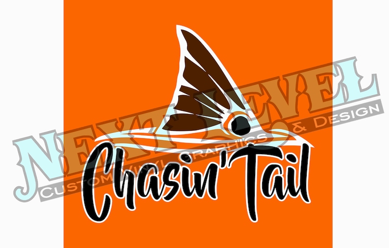 Download Chasin' Tail Red Fish Fin Design SVG EPS JPG art download ...