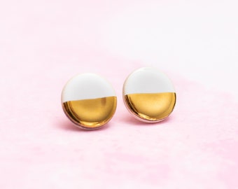 stud earrings - GOLD