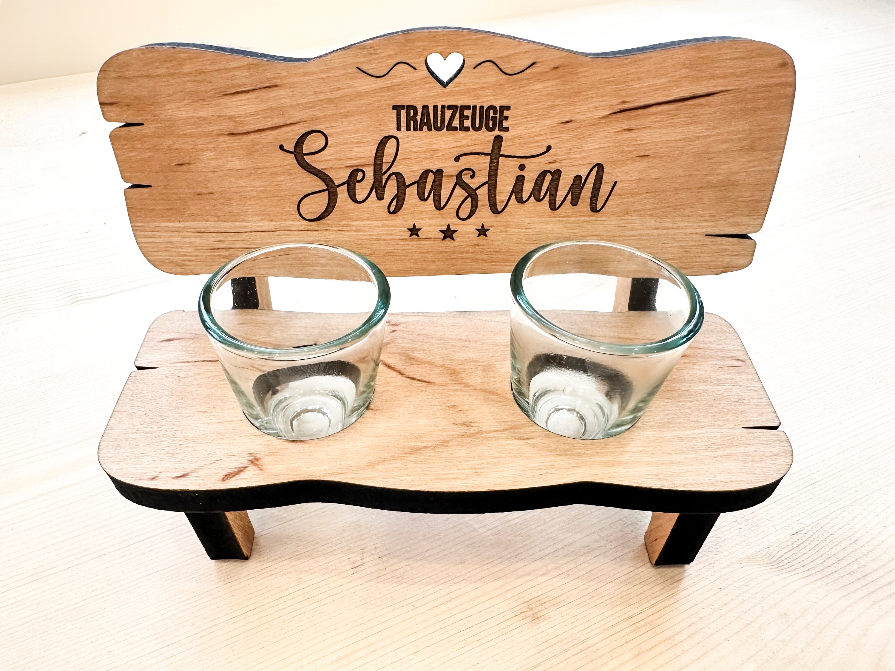 Schnapsbank best man with name, best man gift, wedding gift, personalized gift