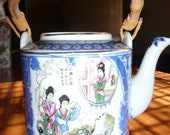 Chinese japanese Porcelain Teapot collectibles home decor