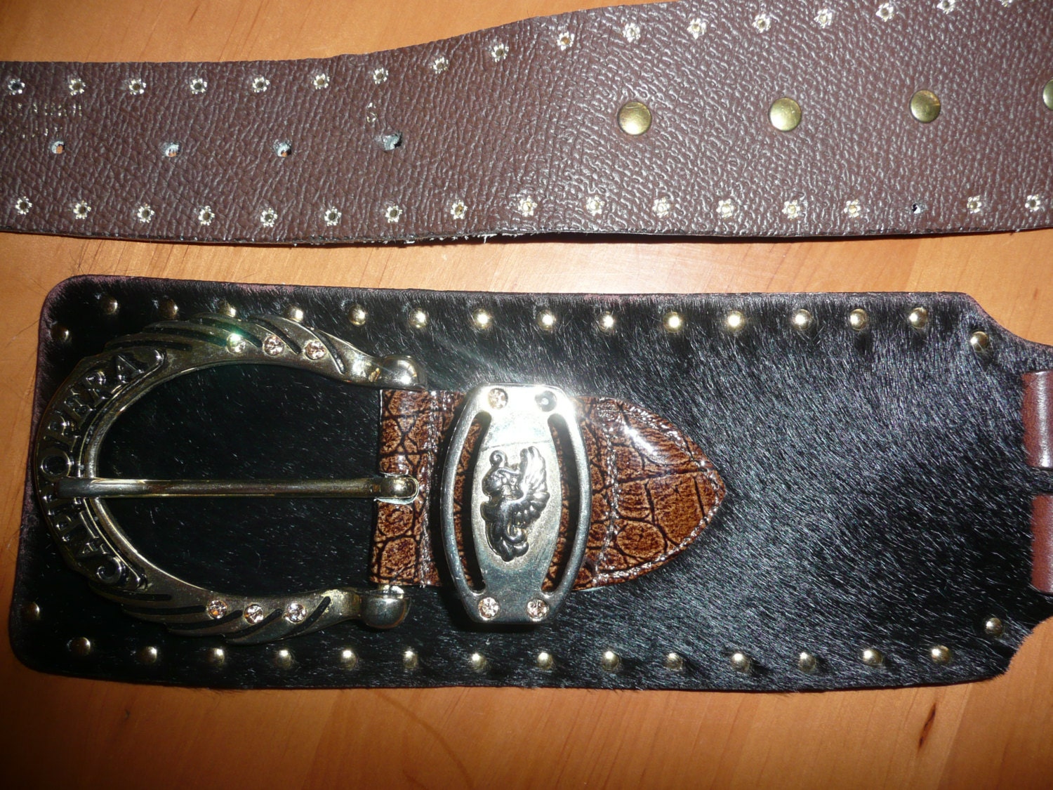 Cappopera & Jeans Belt Vintage Cappopera Brown Leather Belt Size S Made in Italy - Etsy main image 4
