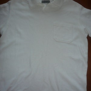 Liberty knitwear  white t shirt polo cotton size S/M  Small