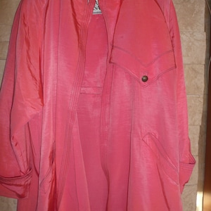 Gianni Versace coat blazer trench pink womens classic made in Italy size XL