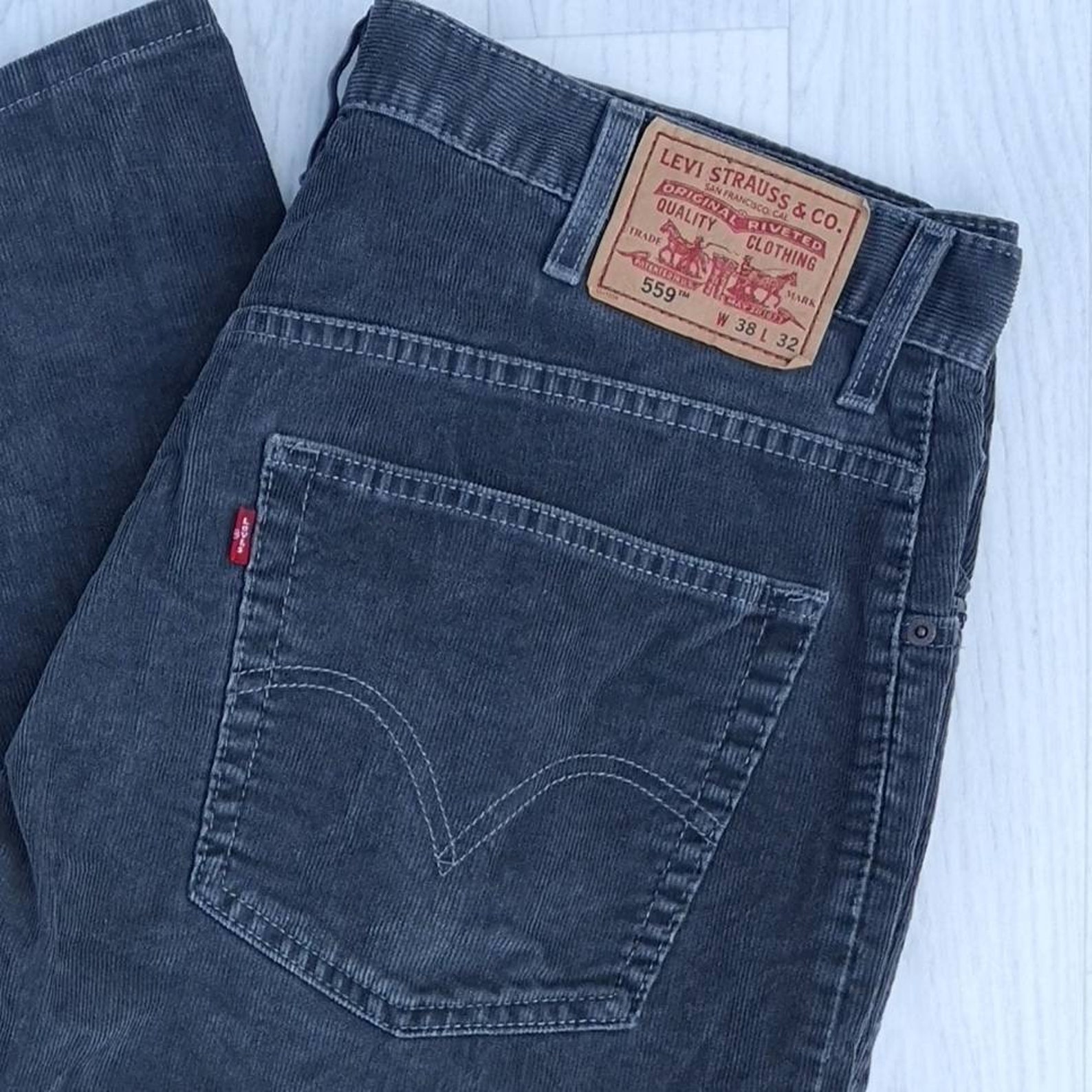 Levi's 559 Corduroy Jeans | Etsy