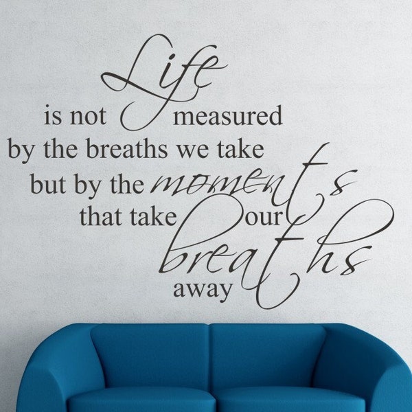 Life is Not Measured - Etsy