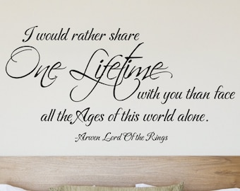 Arwen Quote Etsy