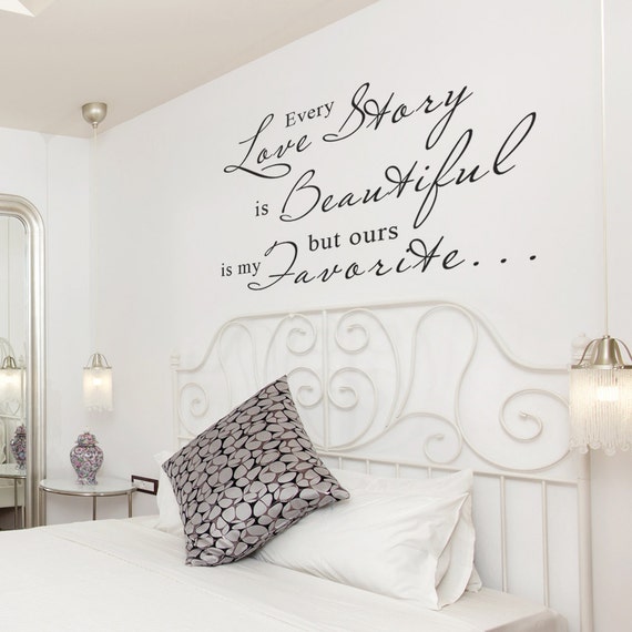 Love Story Wall Es Romantic Vinyl Words Bedroom Decal - Vinyl Wording For Walls Love Story Wall Es Romantic Vinyl Words Bedroom Decal - Vinyl Wording For Walls