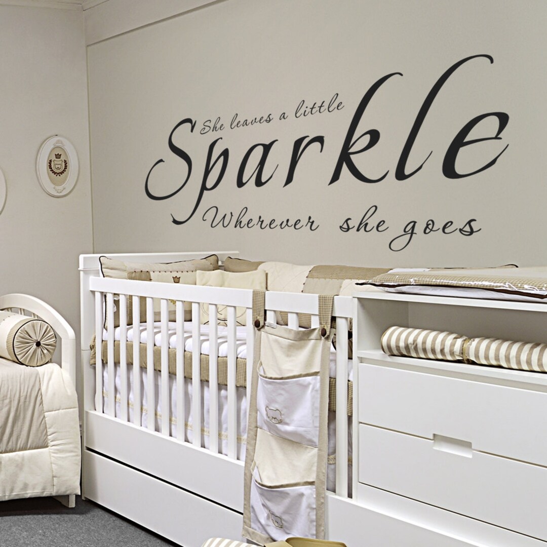 Girl's Room Vinyl Wall Decal Quotes Inspirational Sayings Nursery Decor ...