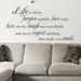 Life Wall Quotes Decal for Living Room Bedroom Great Quotes Wall ...
