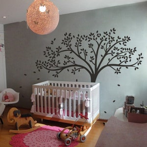 Tree Wall Decal Huge Tree wall decal Wall Mural Stickers Nursery Tree Wall Art Tattoo Nature Wall Decals Decor- 191