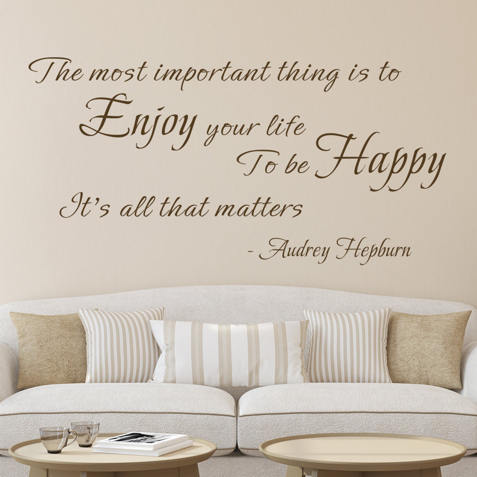 Bedroom Wall Art Sticker Vinyl Decor Living Room Wall Art Etsy