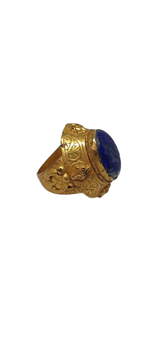 Bouchon De Vin / Apéritif En Lapis-lazuli – 90g – Pièce Unique Montée Main – Neuf