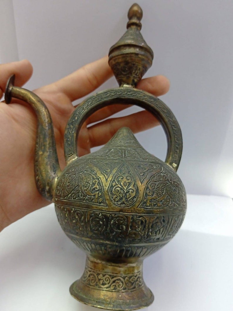 Very Rare Superb Vintage Antique Afghan Persian Teapot Alpaca Etsy