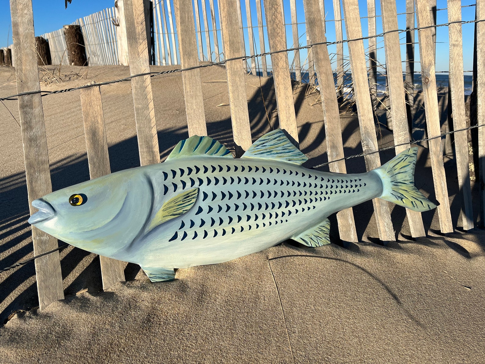 Striped Bass Wall Art Sculpture Etsy