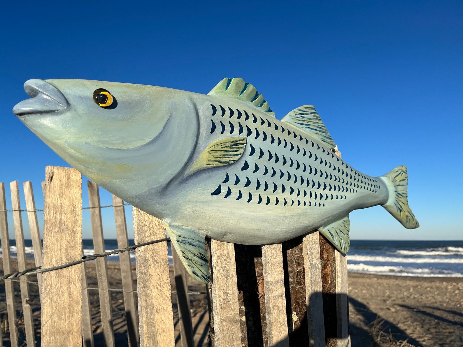 Striped Bass Wall Art Sculpture Etsy