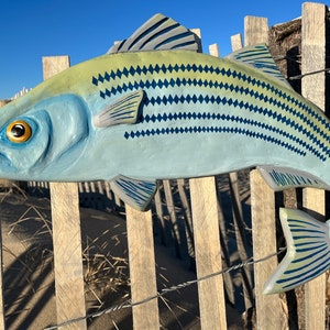 Striped Bass Wall Art Sculpture
