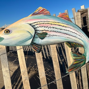 Striped Bass Wall Art Sculpture