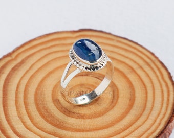 Natural Kyanite Ring, Beautiful Kyanite Ring, Handcrafted Silver Ring, Silver Jewelry, 925 Silver ring, Gemstone Silver Ring, Gift For Her