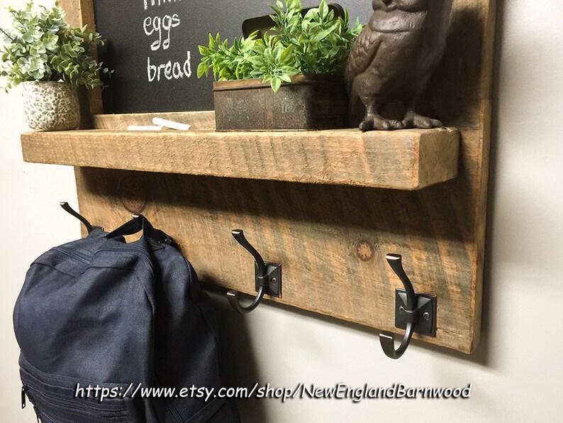 KITCHEN MESSAGE BOARD Message Center Farmhouse Chalkboard Etsy