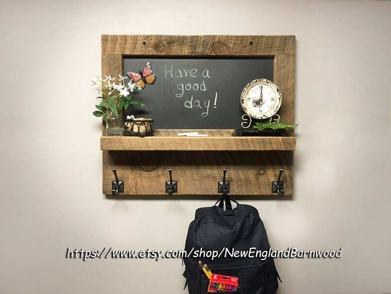 KITCHEN MESSAGE BOARD Message Center Farmhouse Chalkboard Etsy