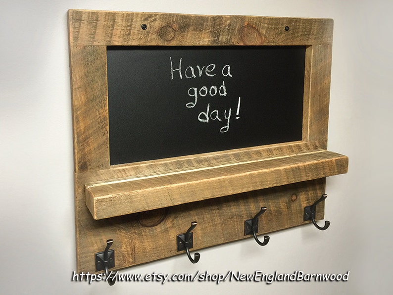 KITCHEN MESSAGE BOARD Message Center Farmhouse Chalkboard Etsy