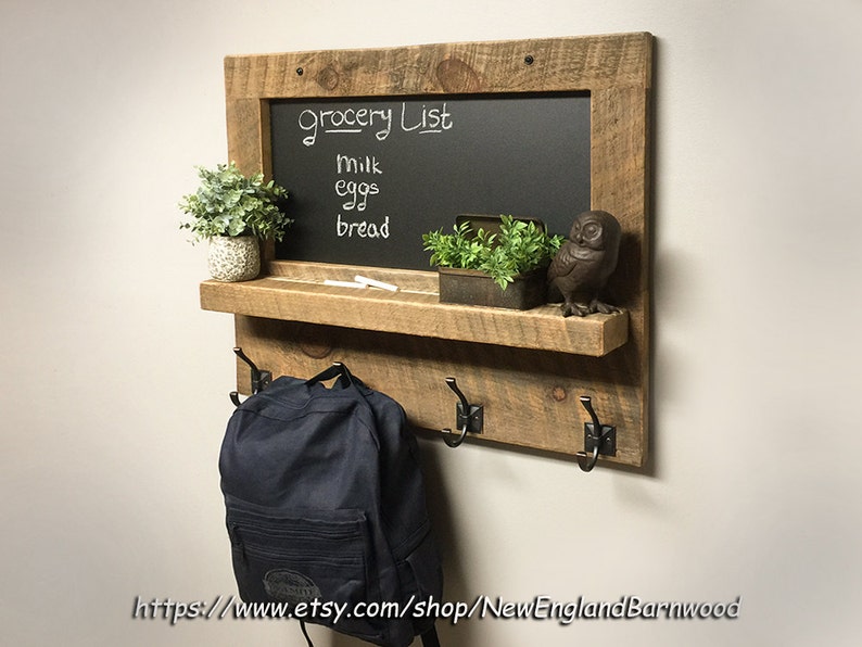 KITCHEN MESSAGE BOARD Message Center Farmhouse Chalkboard Etsy