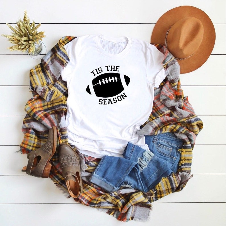 Tis The Season Football Shirt Football Raglan Shirt Football Etsy